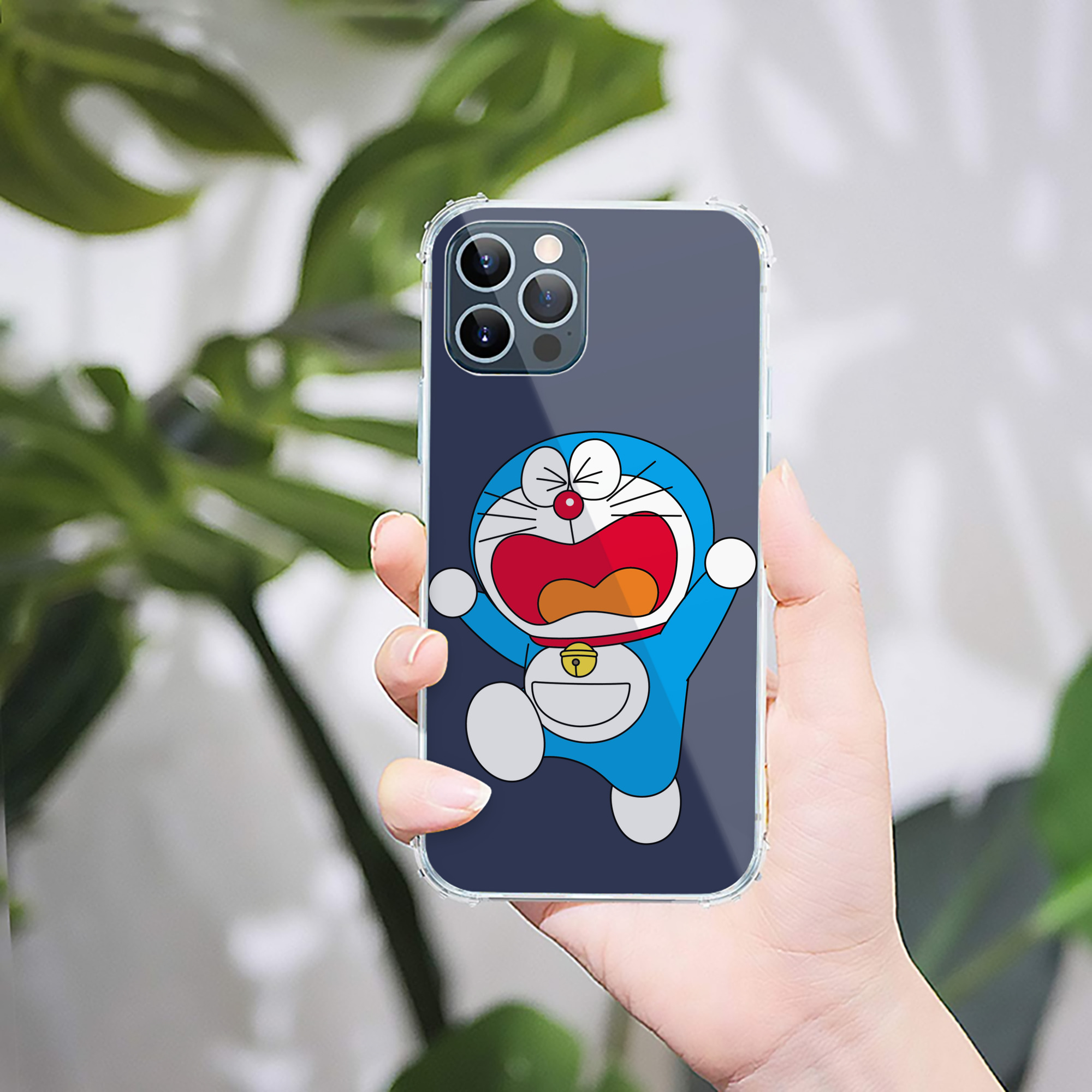 （画像用） ドラえもん Doraemon 【iPhone 12シリーズ対応】透明スマホケース（クリアソフトケース）
